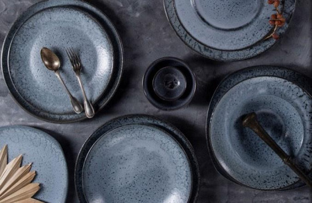 Тарелка плоская без рима Porland Frost Д=26 см