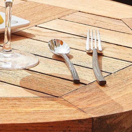 Ложка кофейная; сталь нерж.; L=113мм; металлич.,черный