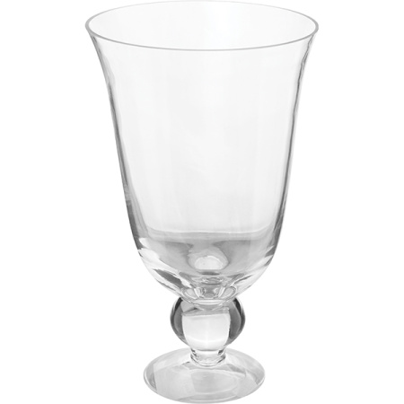 Фото Ваза для цветов на ножке; стекло; D=18,H=30см; прозр. Ваза для цветов на ножке; стекло; D=18,H=30см; прозр.