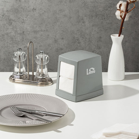 Тарелка мелкая с широк.бортом; фарфор; D=28.5см; серый