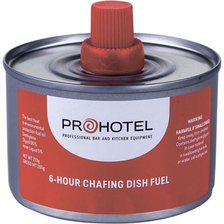 Топливо для мармитов;  265 гр 6часов; 0.21л; D=8.3,H=7.4см