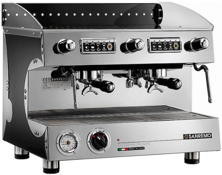 Кофемашина Sanremo Capri SED DLX 2 GR 220В чёрная