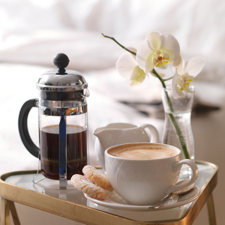 Чашка чайная «Спайро»; фарфор; 340мл; D=10,H=7,L=13см; белый