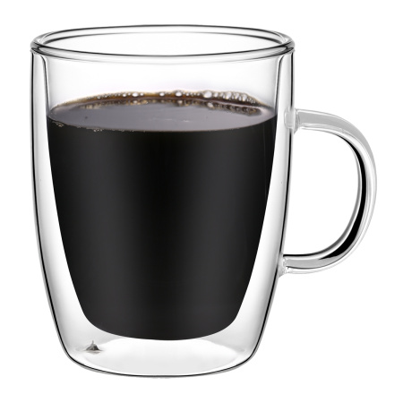 Кружка P.L. Proff Cuisine 400 мл стекло, набор 2 шт.