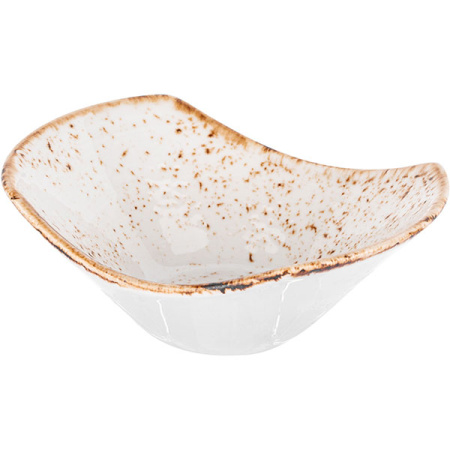 Салатник для компл. «Крафт»; фарфор; 80мл; H=4.5,L=11.2,B=8.5см; белый