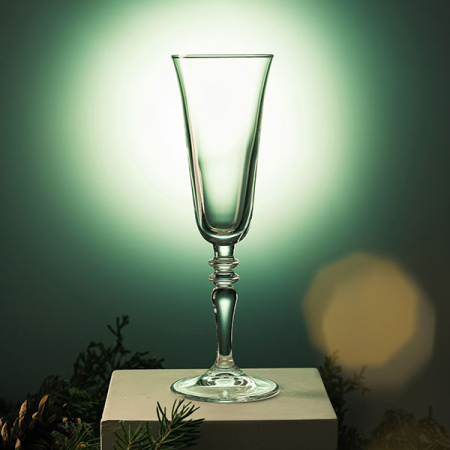 Бокал-флюте «Винтаж»; стекло; 190мл; D=70,H=230мм; прозр.