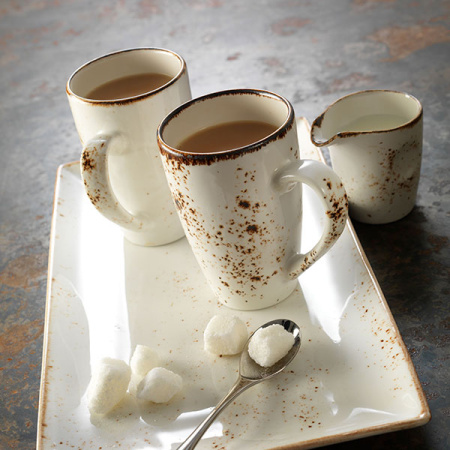 Кружка «Крафт»; фарфор; 285мл; D=7,H=11,L=11см; белый