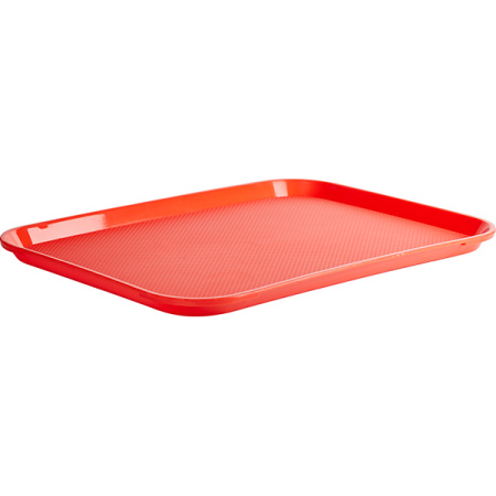 Поднос для  Фаст Фуд; пластик; H=2,L=42,B=32см; красный