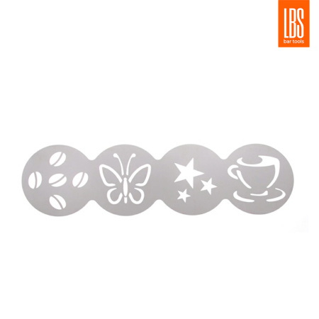 Трафареты для какао и корицы Д10 см сталь