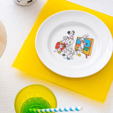 Тарелка  мелкая «Далматинцы»; фарфор; D=20см