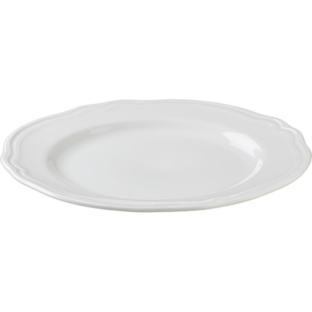 Тарелка мелкая «Опера»; фарфор; D=28см; белый