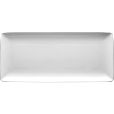 Блюдо прямоугольное «Тэйст вайт»; фарфор; L=37,B=16.5см; белый