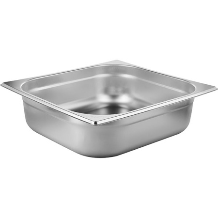 Гастроемкость (2/3); сталь нерж.; 7.8л; H=10,L=32.5,B=35.4см; металлич.