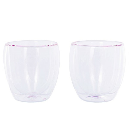 Фото Двойной стеклянный стакан для эспрессо 100мл (набор 6 шт) Двойной стеклянный стакан для эспрессо 100мл (набор 6 шт)