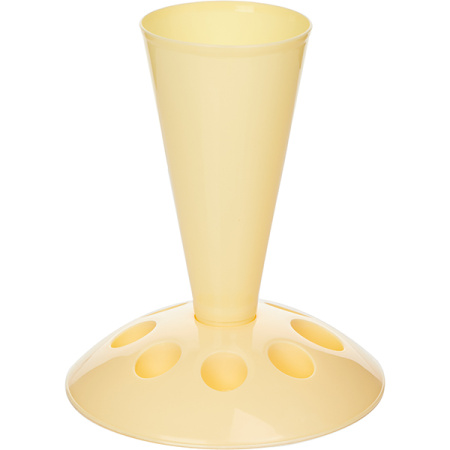 Подставка наст. для конд.мешков и насадок; полипроп.; D=19.5,H=23,B=19см; желт.