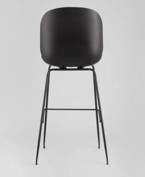 Стул барный Beetle PU со спинкой коричневый