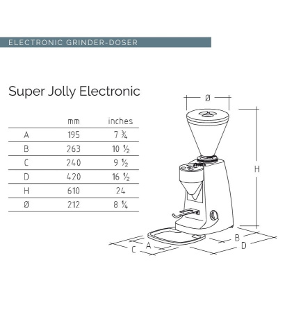 Кофемолка Mazzer Super Jolly Electronic