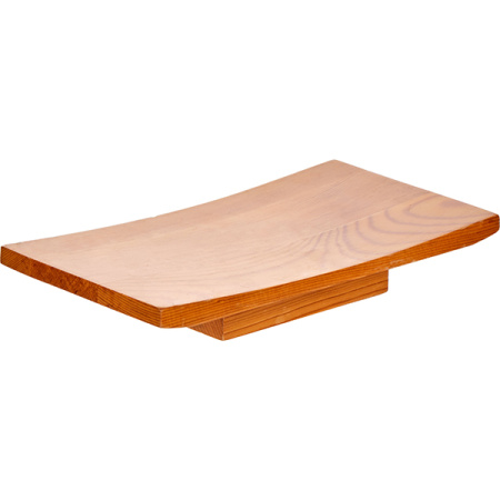 Блюдо для суши; дерево; H=3.5,L=21,B=12см; св. дерево