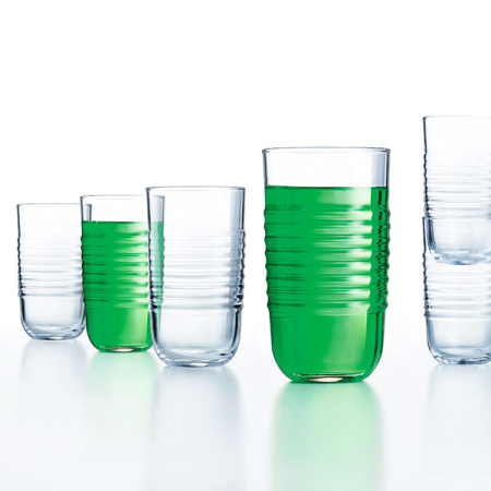 Хайбол штабилиров. «Мажисьен»; стекло; 320мл; H=12.1см; прозр.