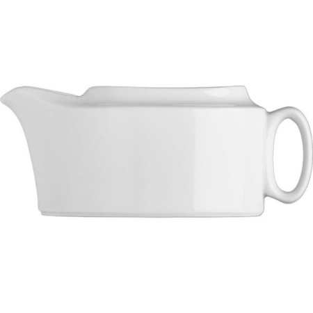 Соусник «Принцип»; фарфор; 100мл; H=5.5,L=12,B=6.5см; белый