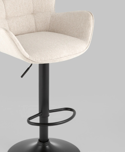 Стул барный Гранд серо-бежевый