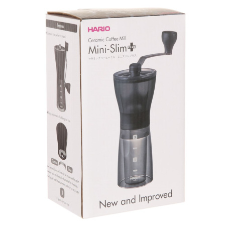 Кофемолка ручная HARIO Mini Slim Plus MSS-1DTB
