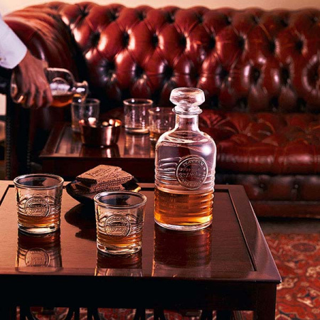 Штоф «Оффисина 1825»; стекло; 1000мл; D=105,H=237мм; прозр.