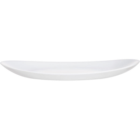 Тарелка для стейка «Ресторан»; стекло; L=30,B=26см; белый