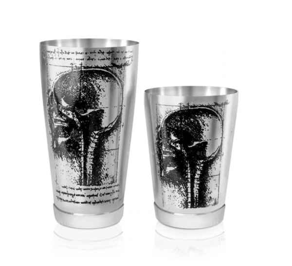 Шейкер Lumian Kenko Boston Leonardo Tin & Half Tin 18-28 oz с гравировкой