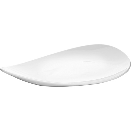 Блюдо «ФриСтайл»; фарфор; H=1.5,L=37.5,B=24.5см; белый