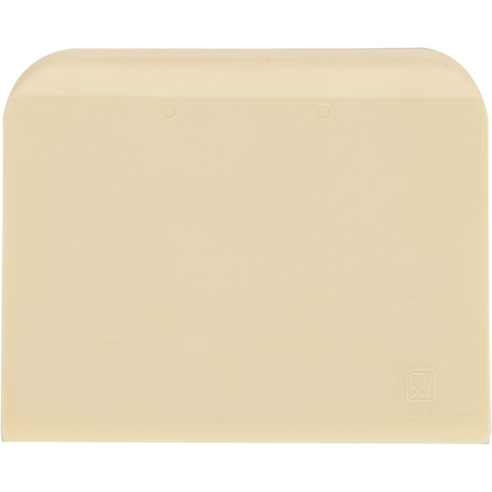 Шпатель кондит.; пластик; L=12,B=10см; бежев.