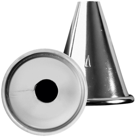 Насадка конд. «Круг»; сталь нерж.; D=35/9,H=40мм; металлич.