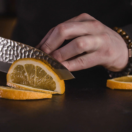 Нож кухонный «Нара»; сталь нерж.,дерево; L=10.5см