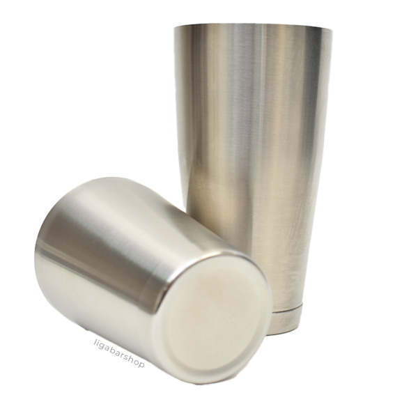 Шейкер Lumian Kenko Boston Tin & Half Tin 18-28 oz матовое серебро