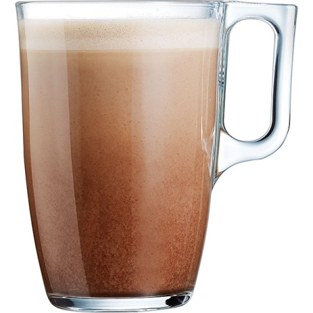 Кружка «Волюто»; стекло; 400мл; D=11.1,H=12.3см; прозр.