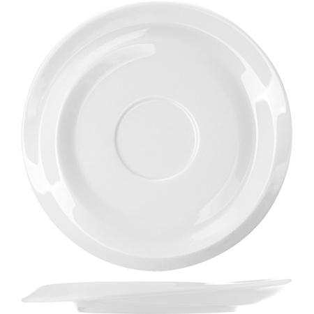 Блюдце Нами Д=18 см фарфор белый (03024214)