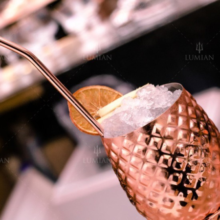 Бокал Lumian ананас 500 мл медный