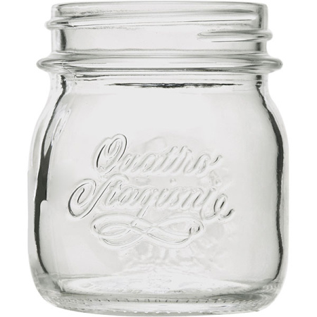 Фото Банка б/крышки «Кватро Стаджони»; стекло; 150мл; D=75,H=83мм; прозр. Банка б/крышки «Кватро Стаджони»; стекло; 150мл; D=75,H=83мм; прозр.