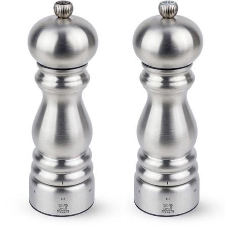 Мельница для перца «Ю Селект» метал.мех.; дерево; D=5.8,H=12см; белый