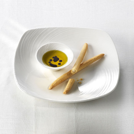 Тарелка мелкая «Спайро»; фарфор; L=15.3,B=12.8см; белый