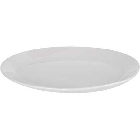 Блюдо овал. «Монако Вайт»; фарфор; L=28,B=21.5см; белый