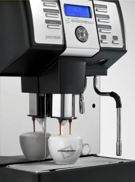 Фото Кофемашина Nuova Simonelli Prontobar 1 Grinder AD black Russian LCD Кофемашина Nuova Simonelli Prontobar 1 Grinder AD black Russian LCD