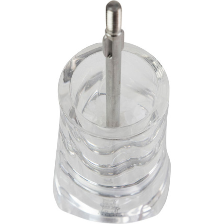 Мельница для соли метал.мех.; акрил; H=14см