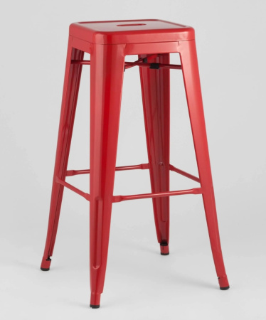 Стул барный TOLIX красный глянцевый