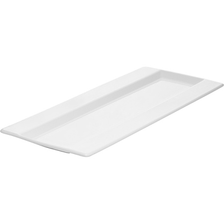 Блюдо прямоуг. «Фрейм»; фарфор; L=35.5,B=15.3см; белый