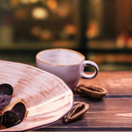 Чашка чайная «Пастораль»; фарфор; 190мл; D=8.5,H=5.5см; зелен.