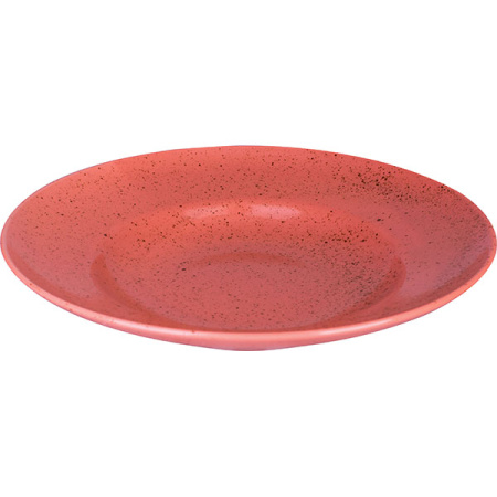 Тарелка мелкая для пасты «Лайфстиль»; фарфор; D=29см; терракот