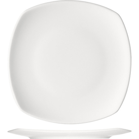 Тарелка квадратная «Опшенс»; фарфор; L=28.5,B=28.5см; белый