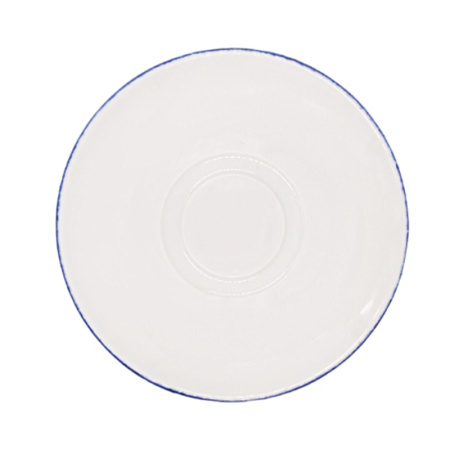Тарелка подстановочная Bonna Ретро Д=190 мм синий край