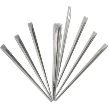 Пики д/канапе «Призма» [500шт]; полистирол; L=9см; прозр.